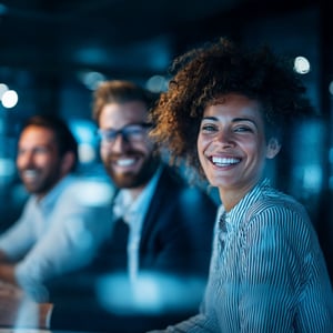 Cheerful application support team for enterprise