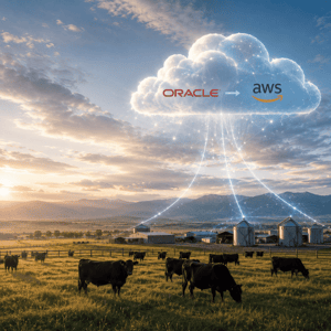 Modern cloud infrastructure supporting livestock traceability and health reporting data on AWS