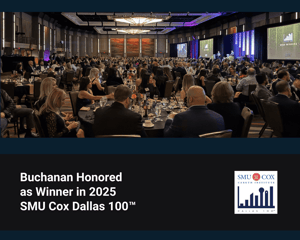 A room of technology professionals at the SMU Cox Dalls 100 event