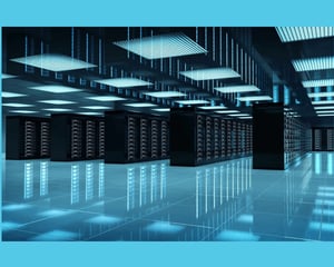 An image of a server farm that needs to be secured