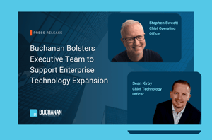 An image of Stephen Sweett and Sean Kirby announcing their role expansion