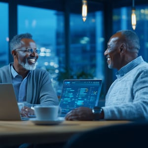 Dallas managed IT services team discussing the service model for enterprise business