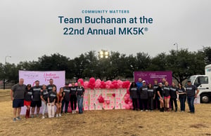 Team Buchanan pictured at the 22nd annual MK5K